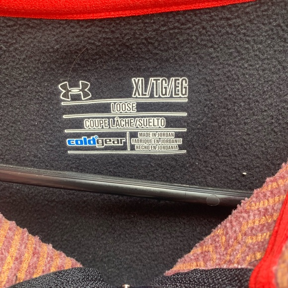 Xl under armour cold gear 3/4 zip pullover - Picture 3 of 3